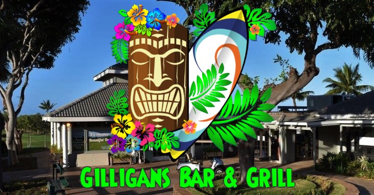 Gilligans Bar and Grill Kihei Maui Restaurant - Maui Nui Golf Club - social share image
